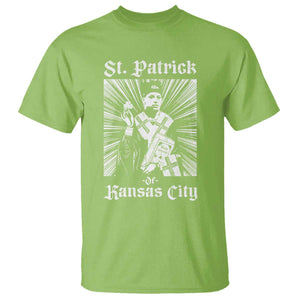 St Patrick Of Kansas City T Shirt Funny St Patricks Day Missouri State Football Fan TS11 Lime Print Your Wear