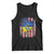 Ukrainian Americans Pride Tank Top Vintage Ukraine USA Flag TS11 Black Print Your Wear