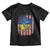 Ukrainian Americans Pride Toddler T Shirt Vintage Ukraine USA Flag TS11 Black Print Your Wear