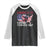 Cesar Chavez Day Raglan Shirt March 31 Hand Fist American Flag TS11 Black White Print Your Wear