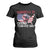 Cesar Chavez Day T Shirt For Women March 31 Hand Fist American Flag TS11 Black Print Your Wear