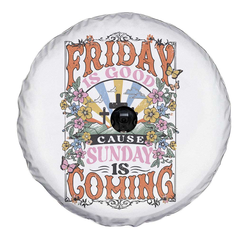 Good Friday Easter Day Spare Tire Cover Friday Is Good Cause Sunday Is Coming TS11 Print Your Wear