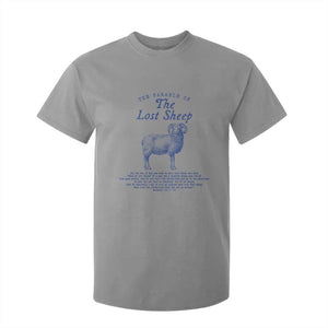 The Parable Of The Lost Sheep T Shirt For Kid Christian Bible Verse Matthew 18 TS11 Sport Gray Print Your Wear