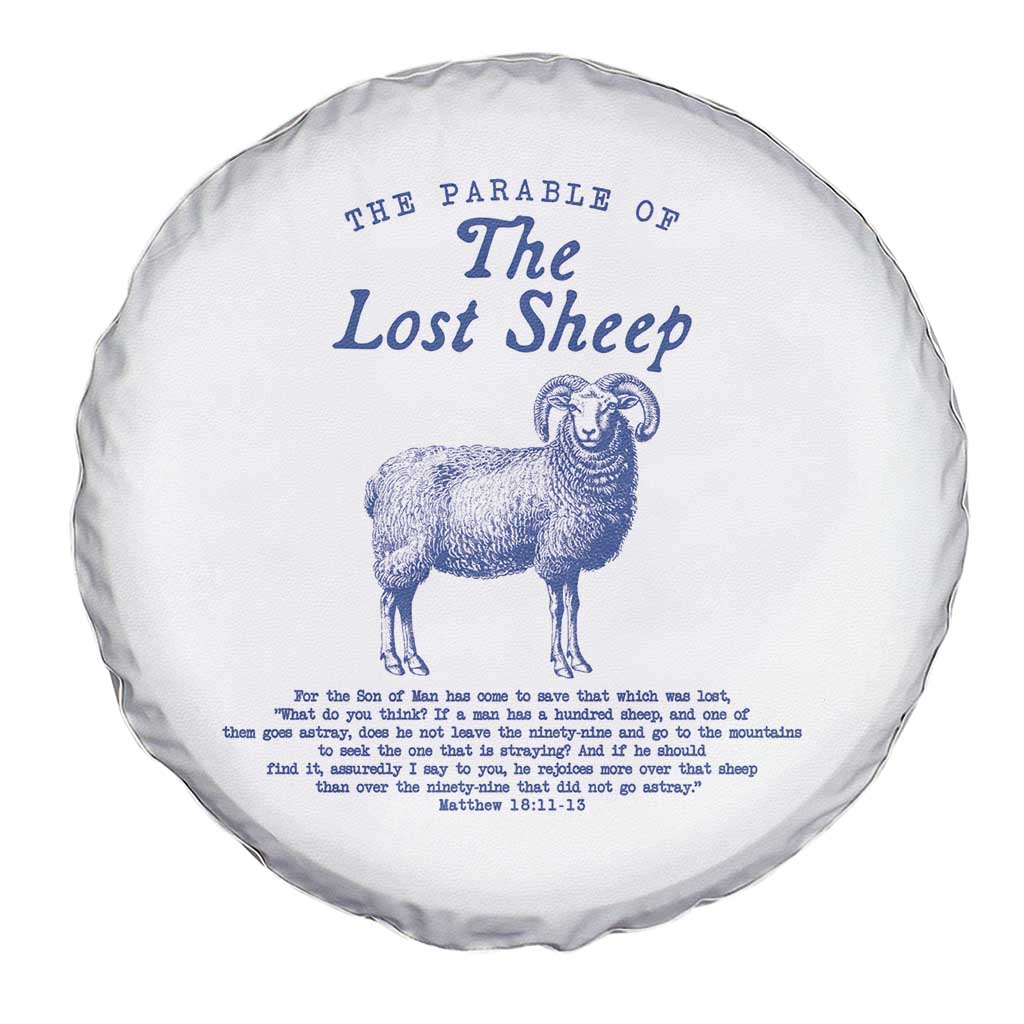 The Parable Of The Lost Sheep Spare Tire Cover Christian Bible Verse Matthew 18 TS11 Print Your Wear