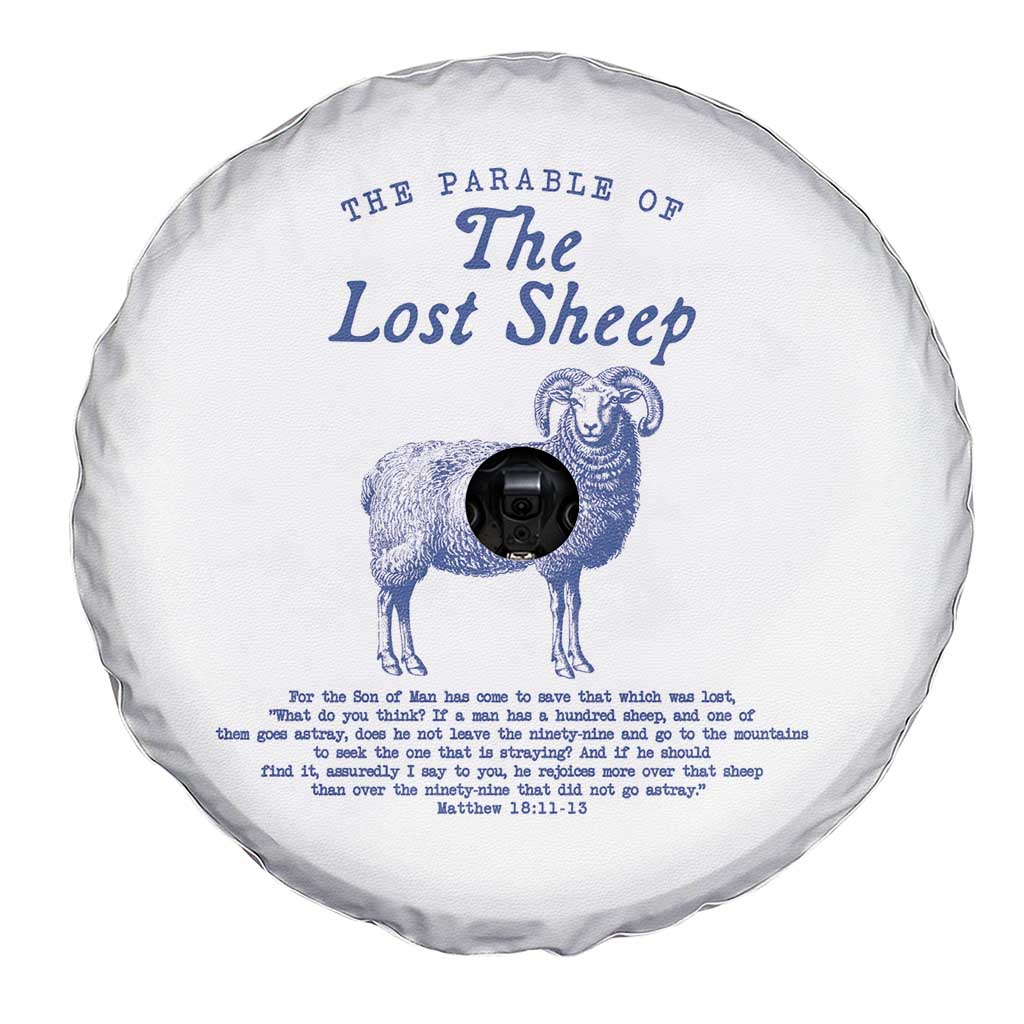 The Parable Of The Lost Sheep Spare Tire Cover Christian Bible Verse Matthew 18 TS11 Print Your Wear