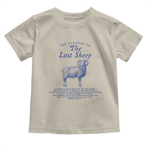 The Parable Of The Lost Sheep Toddler T Shirt Christian Bible Verse Matthew 18 TS11 Sand Print Your Wear