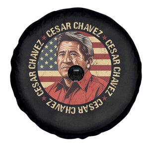 Cesar Chavez Spare Tire Cover March Holiday Hispanic Heritage American Map TS11 Print Your Wear