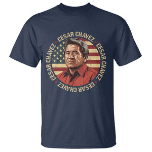 Cesar Chavez T Shirt March Holiday Hispanic Heritage American Map TS11 Navy Print Your Wear