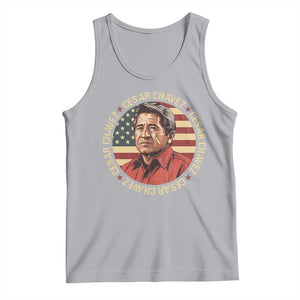 Cesar Chavez Tank Top March Holiday Hispanic Heritage American Map TS11 Athletic Heather Print Your Wear