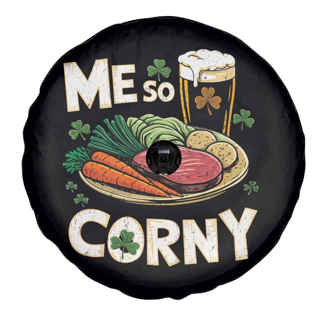 Funny St Patricks Day Me So Corny Spare Tire Cover Stout Irish Corned Beef TS11 Print Your Wear