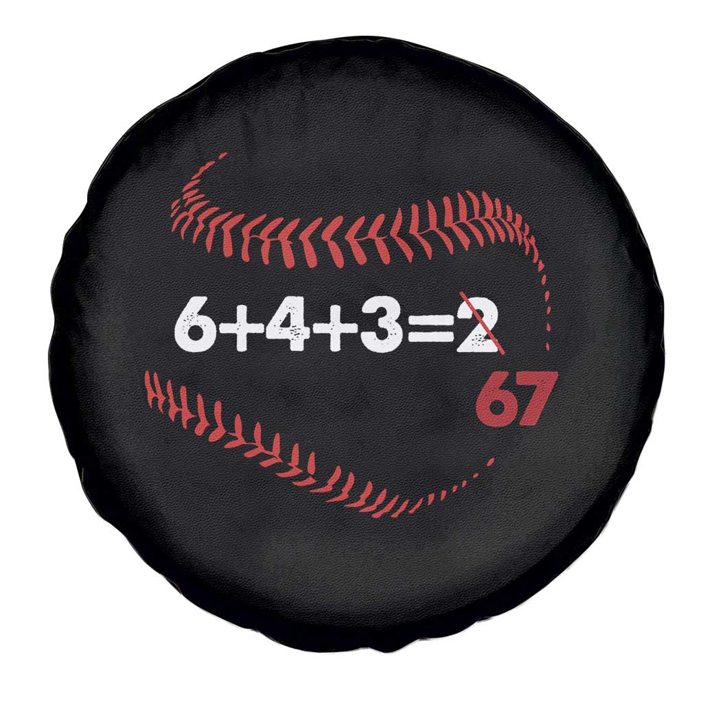 Funny 6432 67 Baseball Spare Tire Cover Double Play Outs Baseball Player TS11 Print Your Wear