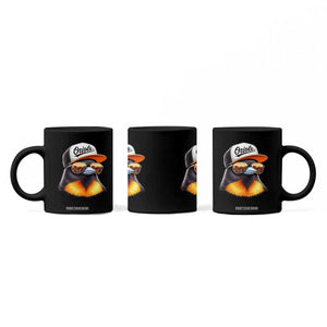 Funny Oriole Bird Wearing Baseball Cap Graphic Vintage Sport Coffee Mug TS11 Print Your Wear