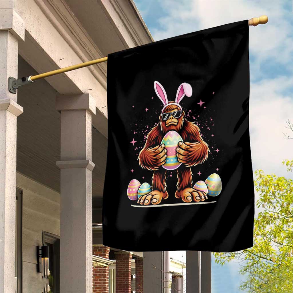 Funny Bigfoot Easter Day Bunny Sasquatch Egg Garden Flag TS11 Print Your Wear