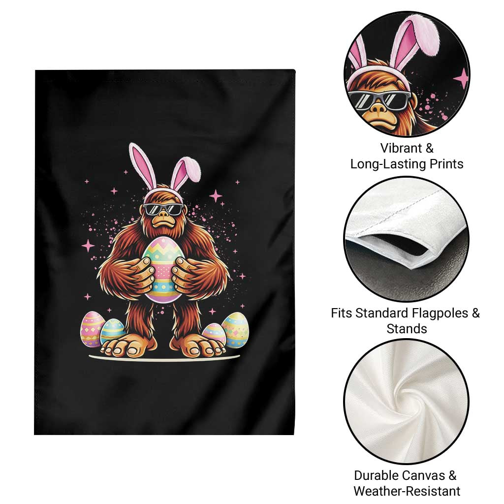 Funny Bigfoot Easter Day Bunny Sasquatch Egg Garden Flag TS11 Print Your Wear