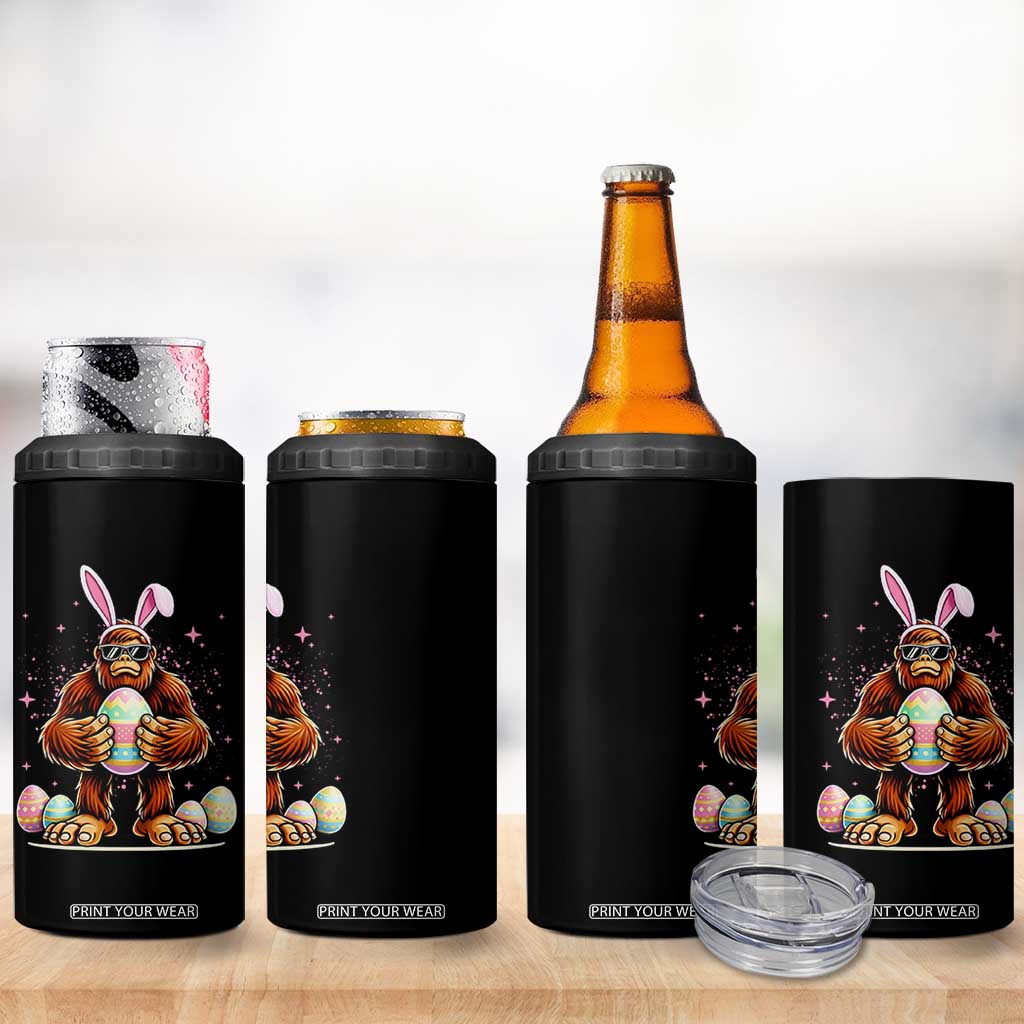 Funny Bigfoot Easter Day Bunny Sasquatch Egg 4 in 1 Can Cooler Tumbler TS11 Print Your Wear