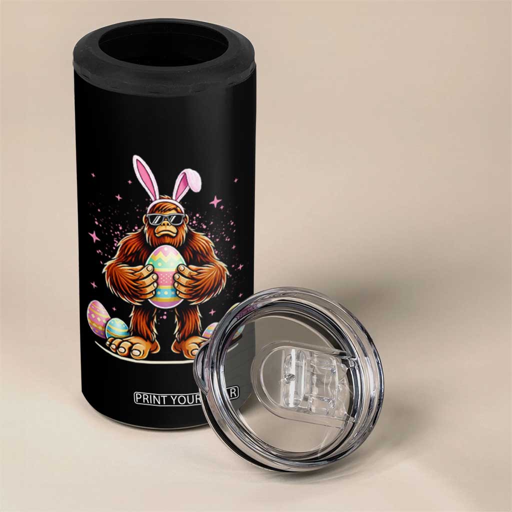 Funny Bigfoot Easter Day Bunny Sasquatch Egg 4 in 1 Can Cooler Tumbler TS11 Print Your Wear