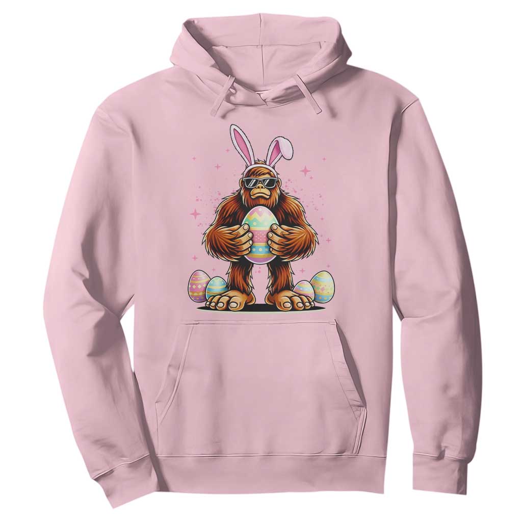 Funny Bigfoot Easter Day Bunny Sasquatch Egg Hoodie TS11 Light Pink Print Your Wear
