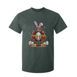Funny Bigfoot Easter Day Bunny Sasquatch Egg T Shirt For Kid TS11 Dark Forest Green Print Your Wear