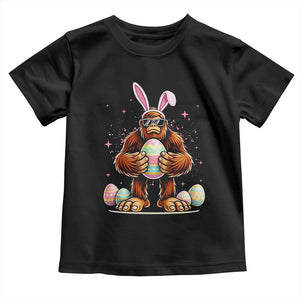 Funny Bigfoot Easter Day Bunny Sasquatch Egg Toddler T Shirt TS11 Black Print Your Wear
