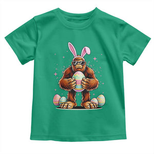 Funny Bigfoot Easter Day Bunny Sasquatch Egg Toddler T Shirt TS11 Irish Green Print Your Wear