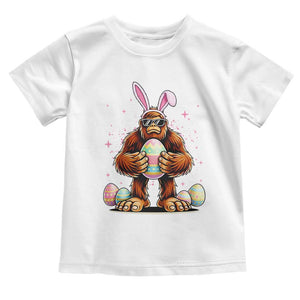 Funny Bigfoot Easter Day Bunny Sasquatch Egg Toddler T Shirt TS11 White Print Your Wear