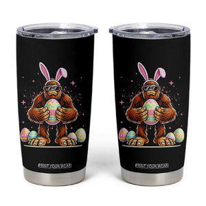 Funny Bigfoot Easter Day Bunny Sasquatch Egg Tumbler Cup TS11 Black Print Your Wear