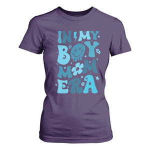 Funny In My Boy Mom Era T Shirt For Women Mother's Day TS11 Purple Print Your Wear