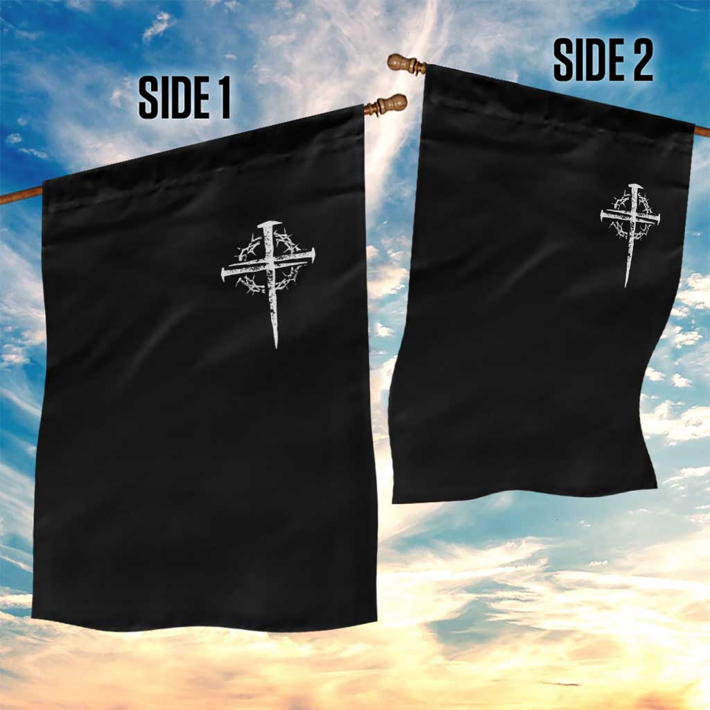 Christian Religious Jesus Shirt with Cross Logo Graphic Garden Flag TS11 Print Your Wear