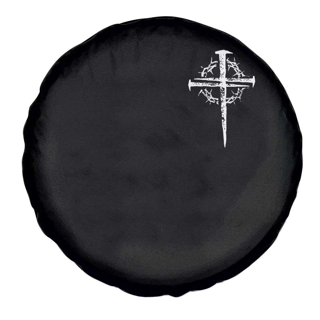 Christian Religious Jesus Shirt with Cross Logo Graphic Spare Tire Cover TS11 Print Your Wear