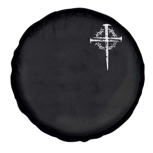 Christian Religious Jesus Shirt with Cross Logo Graphic Spare Tire Cover TS11 Print Your Wear
