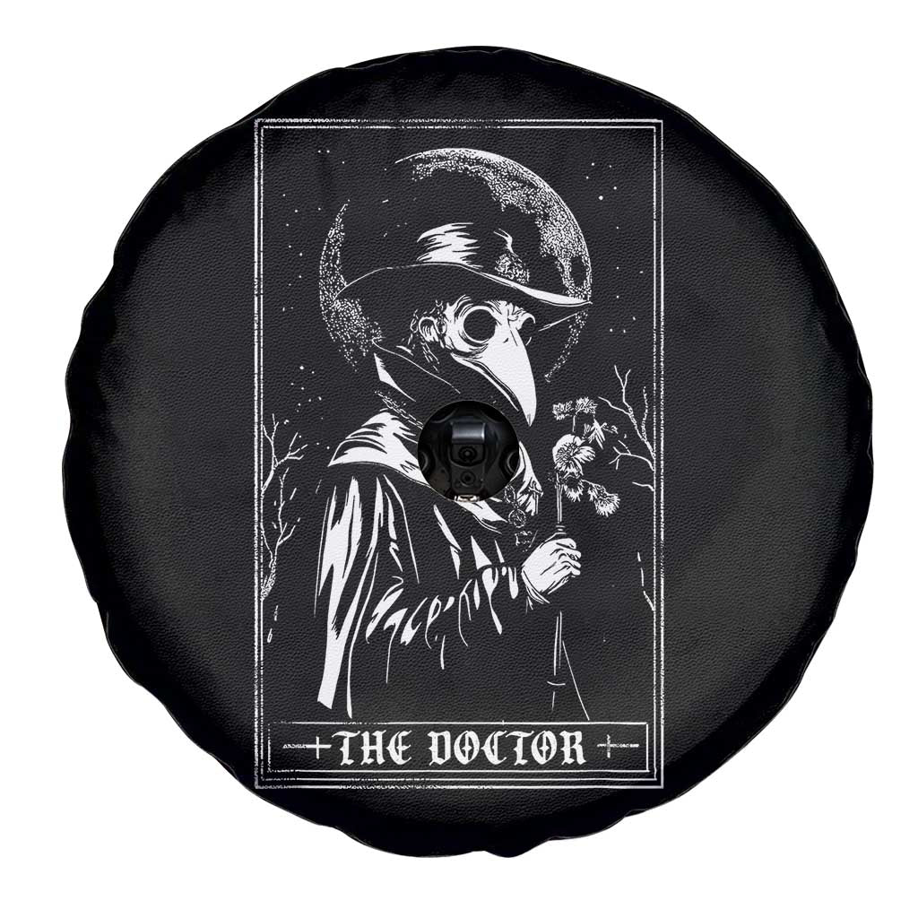 Plague Doctor Tarot Card Spare Tire Cover Horror Death Occult Satanic TS11 Print Your Wear