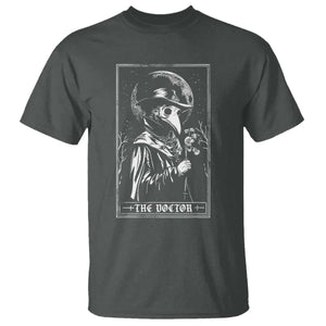Plague Doctor Tarot Card T Shirt Horror Death Occult Satanic TS11 Dark Heather Print Your Wear