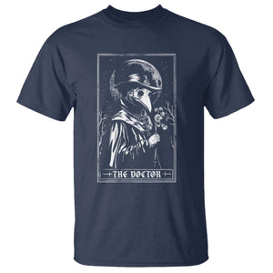 Plague Doctor Tarot Card T Shirt Horror Death Occult Satanic TS11 Navy Print Your Wear