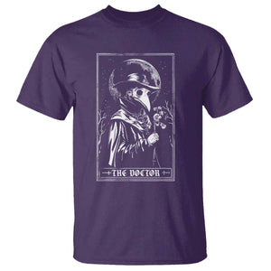 Plague Doctor Tarot Card T Shirt Horror Death Occult Satanic TS11 Purple Print Your Wear
