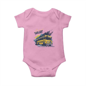 School Field Trip Anyone Baby Onesie School Bus Teacher TS11 Light Pink Print Your Wear