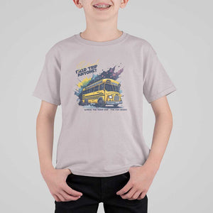 School Field Trip Anyone T Shirt For Kid School Bus Teacher TS11 Ice Gray Print Your Wear