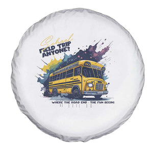 School Field Trip Anyone Spare Tire Cover School Bus Teacher TS11 Print Your Wear
