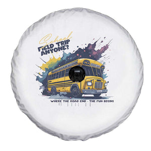 School Field Trip Anyone Spare Tire Cover School Bus Teacher TS11 Print Your Wear