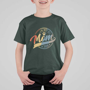 Best Dog Mom Ever T Shirt For Kid Fur Mama Mother's Day TS11 Dark Forest Green Print Your Wear
