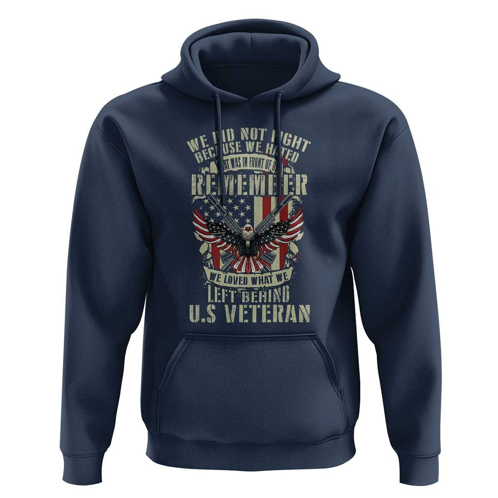 Memorial Day Hoodie Honor And Remeber Eagle TS11 Navy Print Your Wear