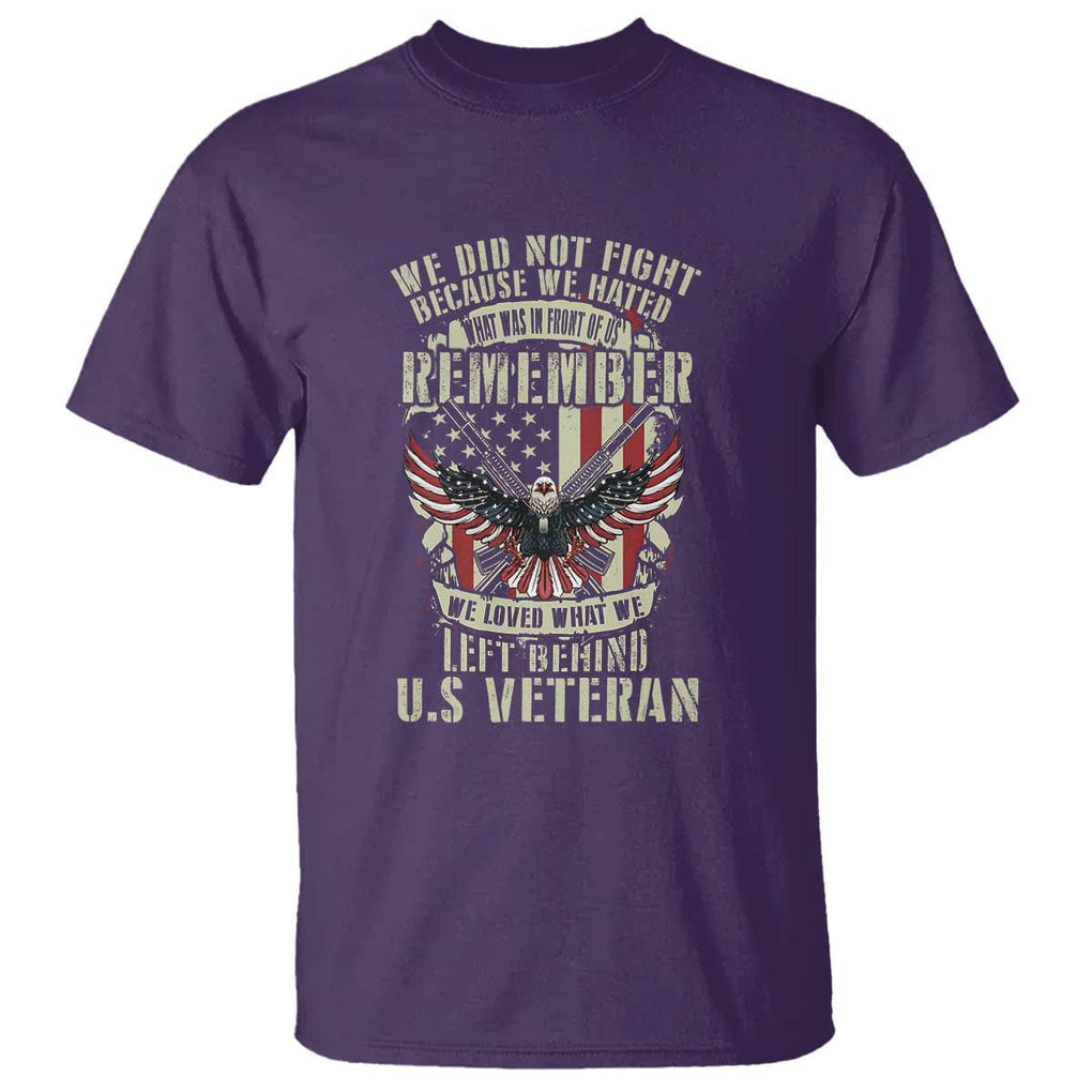 Memorial Day T Shirt Honor And Remeber Eagle TS11 Purple Print Your Wear