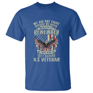 Memorial Day T Shirt Honor And Remeber Eagle TS11 Royal Blue Print Your Wear