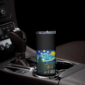 Let It Gogh Funny Vincent Van Gogh Skinny Tumbler Starry Night Design Art Lover TS11 Print Your Wear