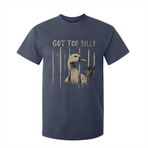 Got Too Silly T Shirt For Kid Funny Goose Jailbird Prison TS11 Navy Print Your Wear