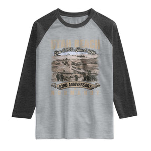 Utah Beach D Day Raglan Shirt 82nd Anniversary Honor History Normandy WWII TS11 Heather Gray Heather Charcoal Print Your Wear