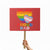 Funny Proud Dad LGBTQ Protest Sign LGBT Transgender Flag Heart Fathers Day - Print Your Wear
