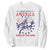 Funny 4th of July Western Cowboy Sweatshirt America Land Of The Yee Home Of The Haw TS11 White Print Your Wear