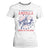 Funny 4th of July Western Cowboy T Shirt For Women America Land Of The Yee Home Of The Haw TS11 White Print Your Wear