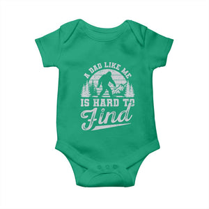 Funny A Dad Like Me Is Hard To Find Baby Onesie Bigfoot Dad Fathers Day TS11 Irish Green Print Your Wear