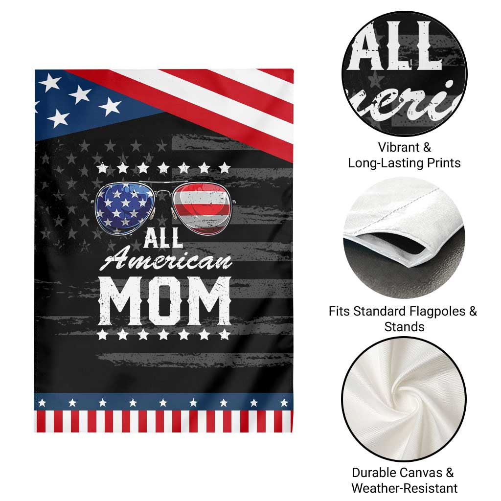 Funny All American Mom 4th Of July Garden Flag Family Matching Sunglasses TS11 Print Your Wear